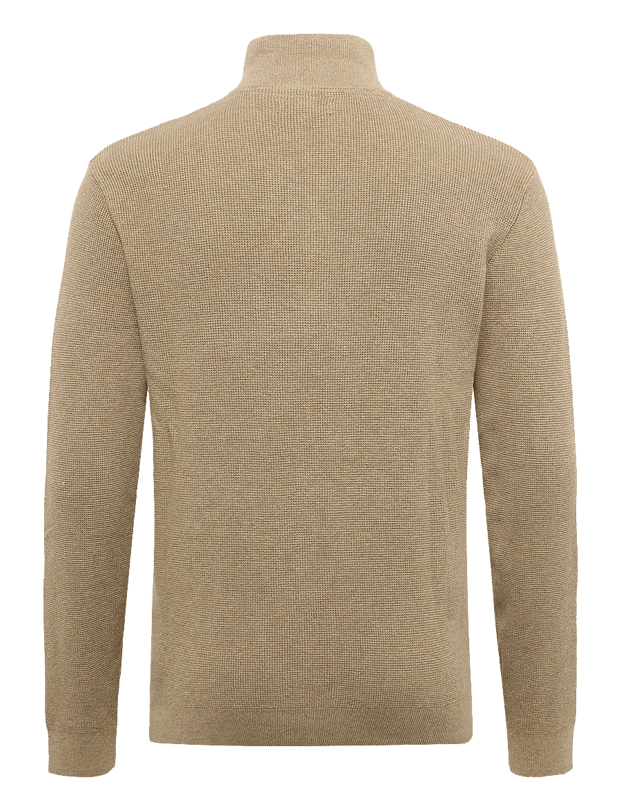 Matinique - MAlagoon Z - pullover mit halbem reißverschluss - silver sage melange - 2