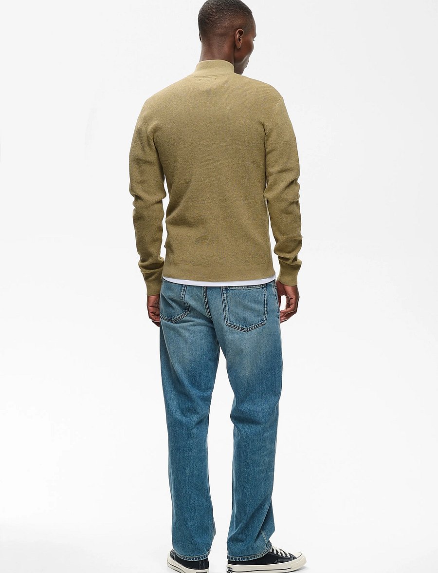 Matinique - MAlagoon Z - pullover mit halbem reißverschluss - silver sage melange - 3
