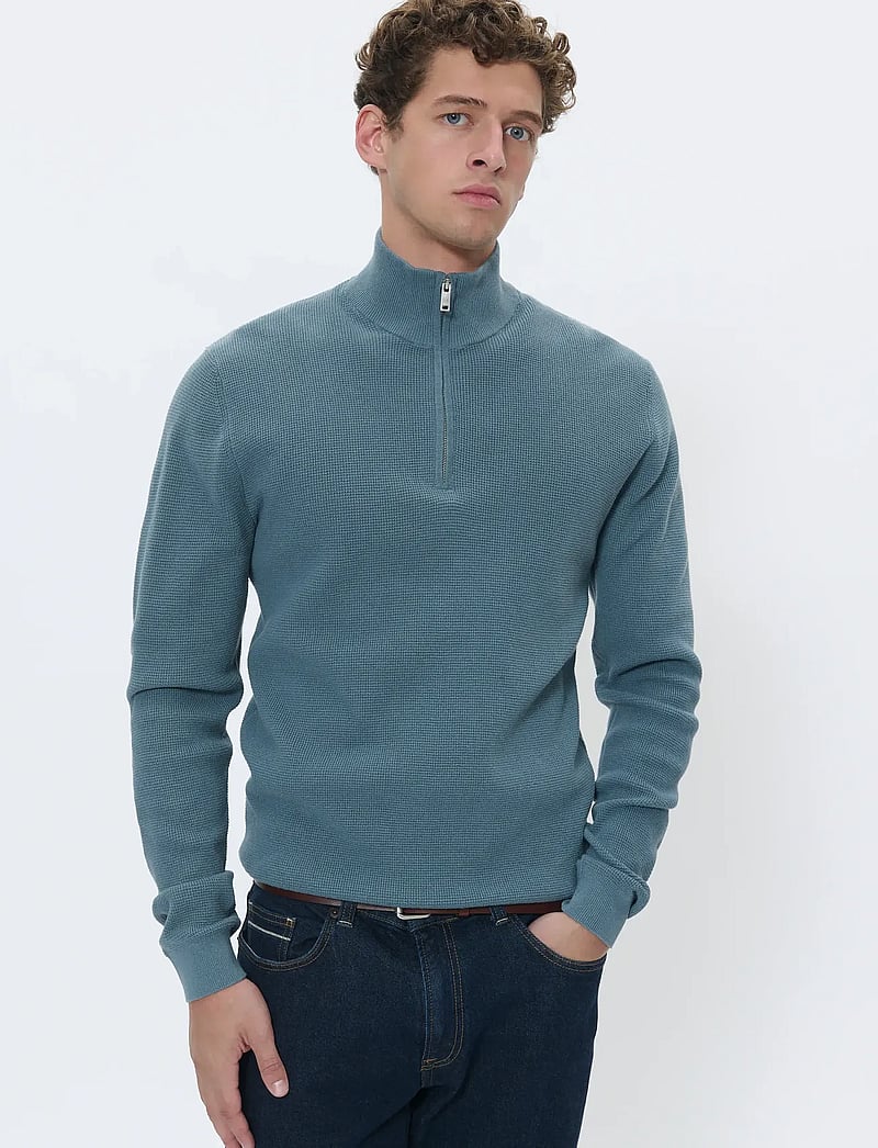 Matinique - MAlagoon Z - pullover mit halbem reißverschluss - stormy weather - 0