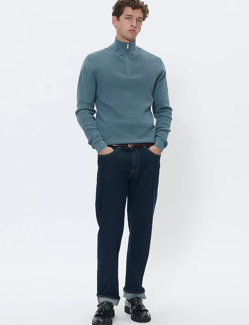 Matinique - MAlagoon Z - pullover mit halbem reißverschluss - stormy weather - 2