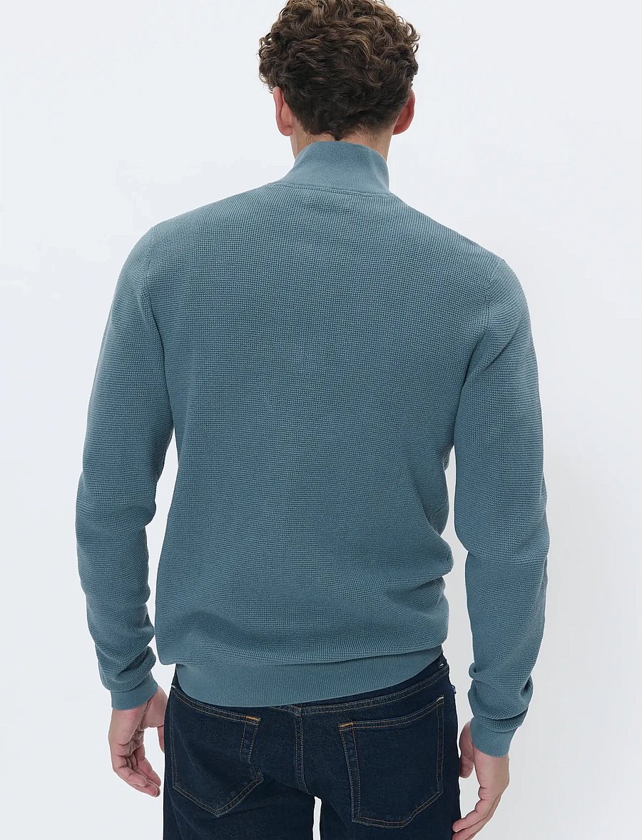 Matinique - MAlagoon Z - pullover mit halbem reißverschluss - stormy weather - 3
