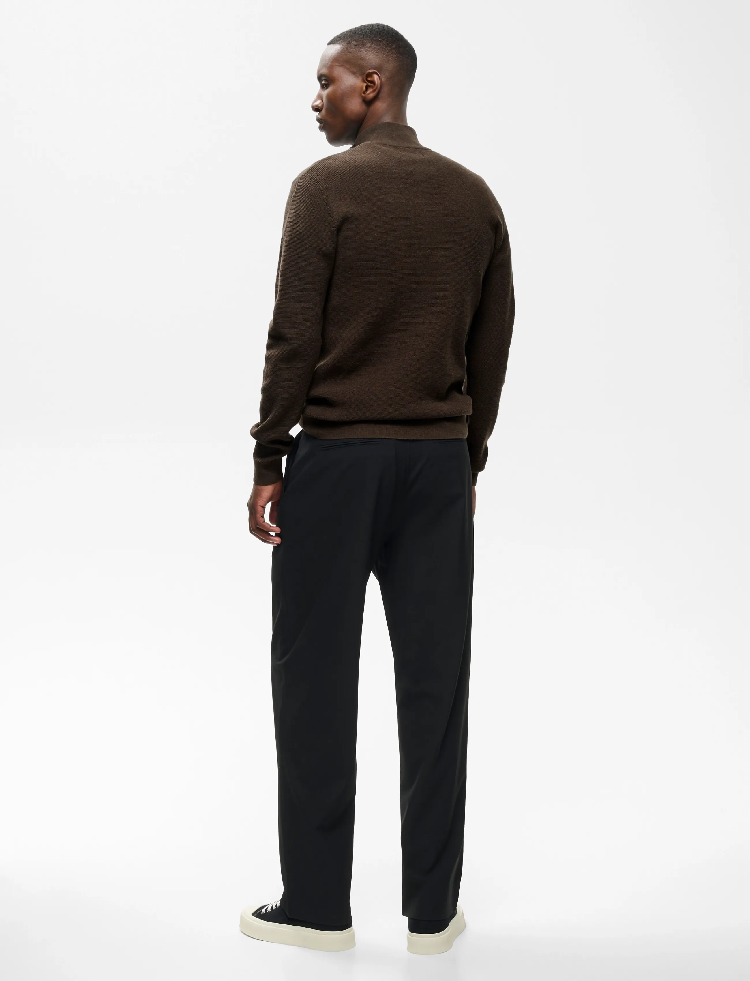 Matinique - MAlagoon Z - pullover mit halbem reißverschluss - turkish coffee melange - 4