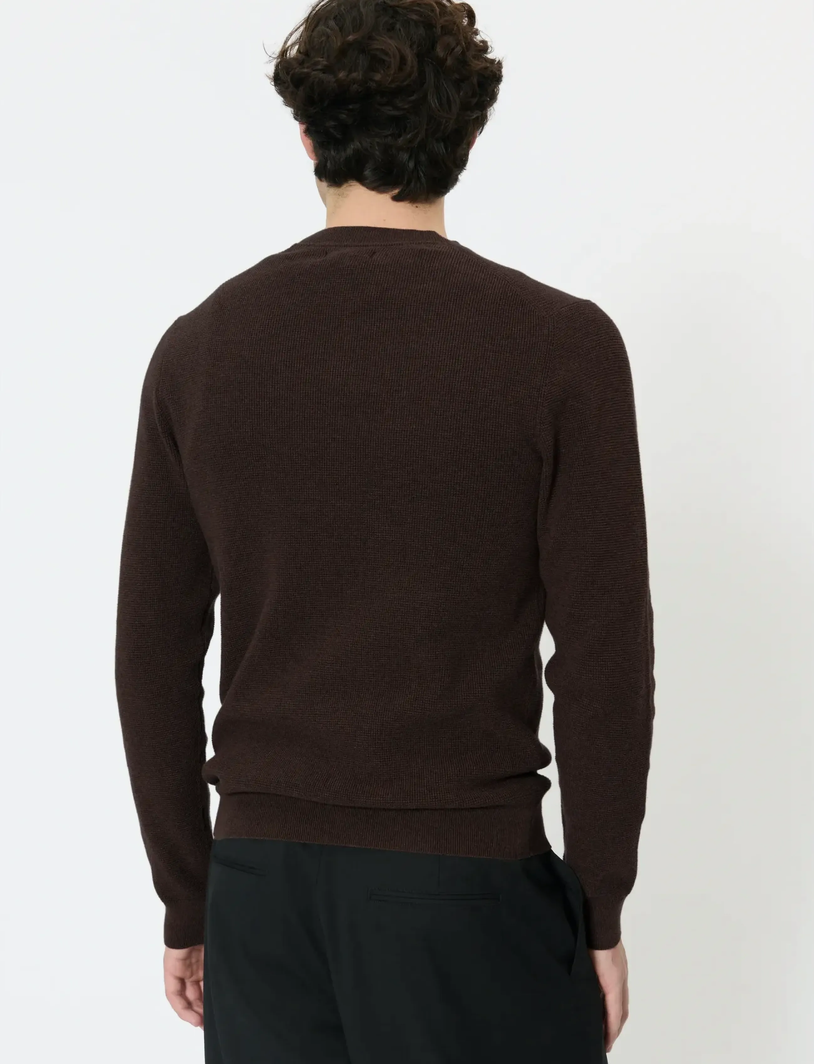 Matinique - MAlagoon - Ümmarguse kaelusega kudumid - chocolate brown - 3
