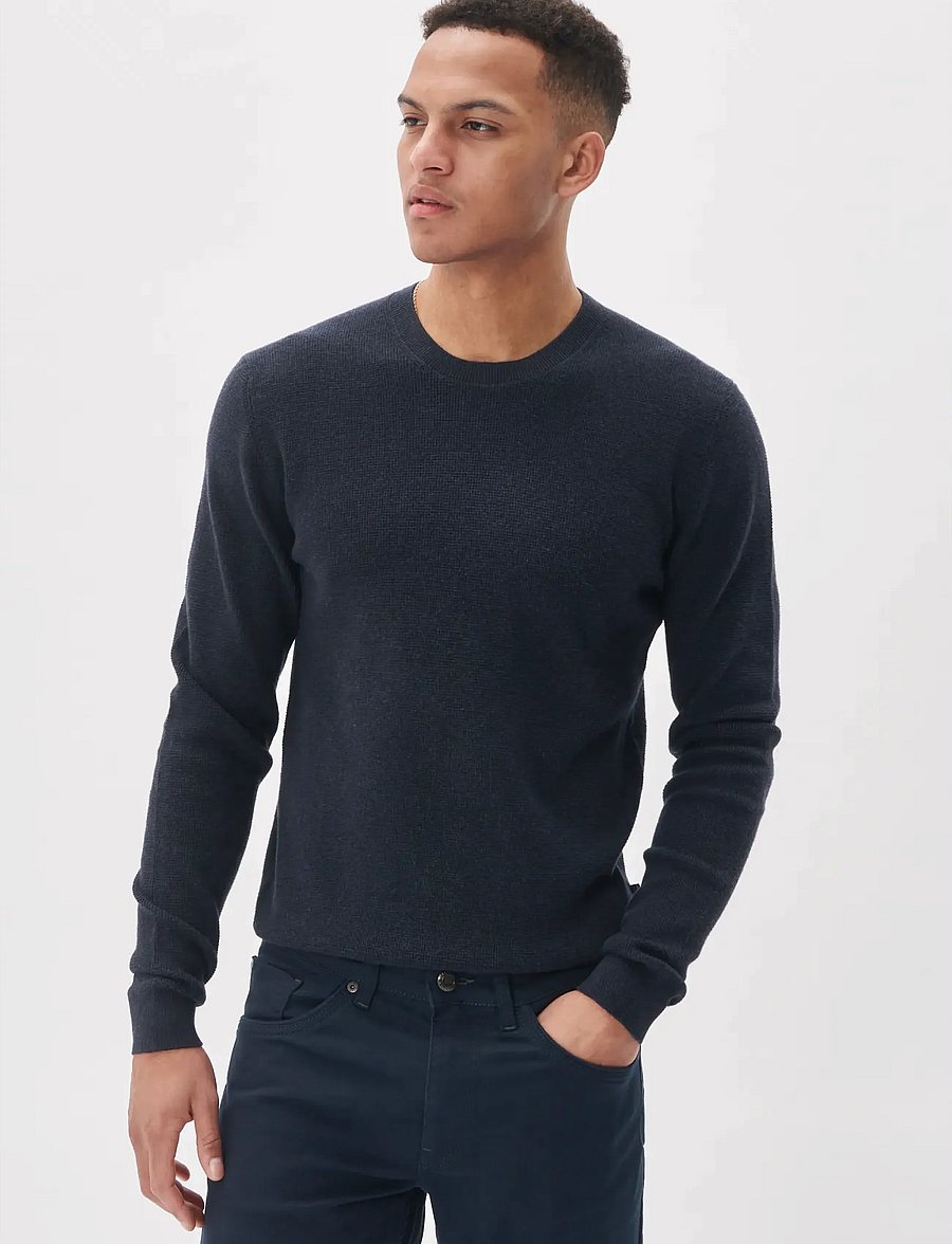 Matinique - MAlagoon - round necks - dark navy melange - 0