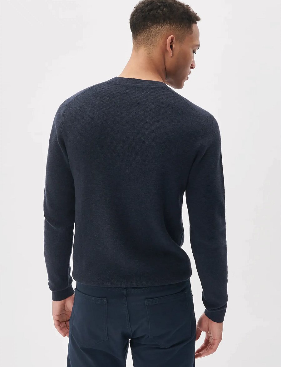 Matinique - MAlagoon - round necks - dark navy melange - 3