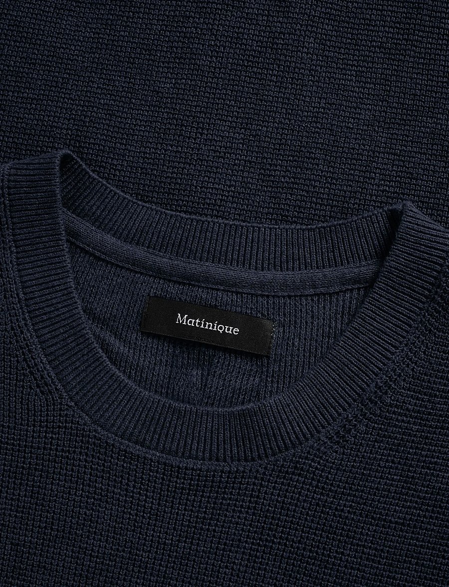 Matinique - MAlagoon - round necks - dark navy melange - 5