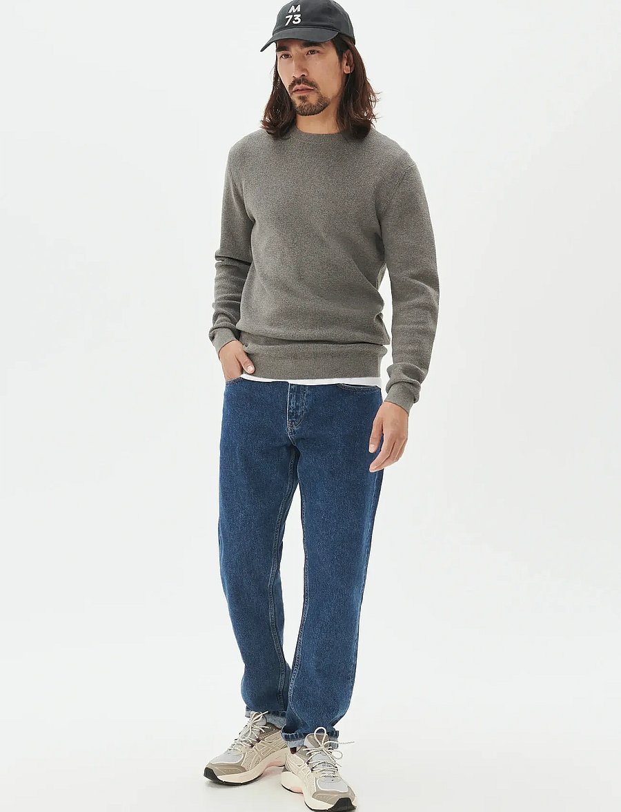 Matinique - MAlagoon - rundhals - medium grey melange - 2