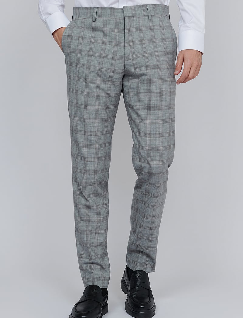 Matinique - MAlas - kostymbyxor - ghost gray melange - 0