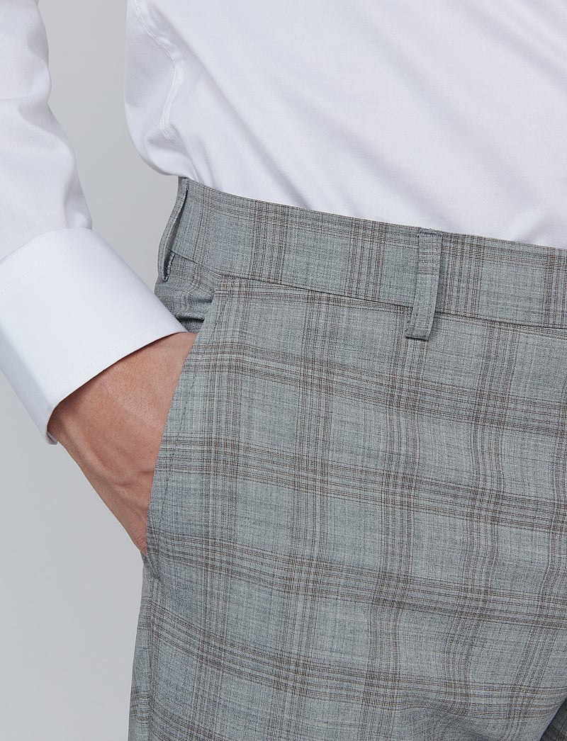 Matinique - MAlas - kostymbyxor - ghost gray melange - 5