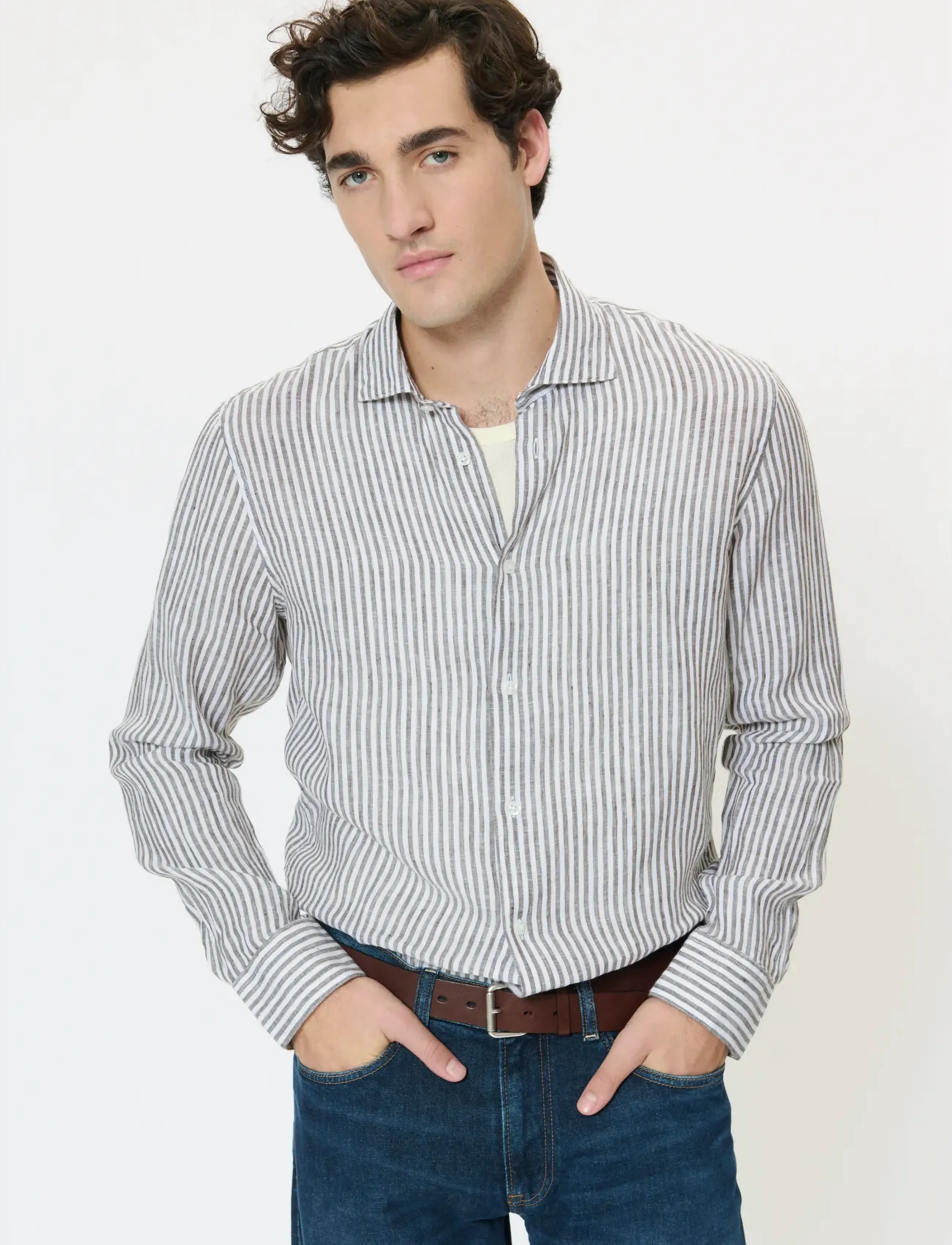 Matinique MAmarc short - Skjortor - CHOCOLATE BROWN / multi