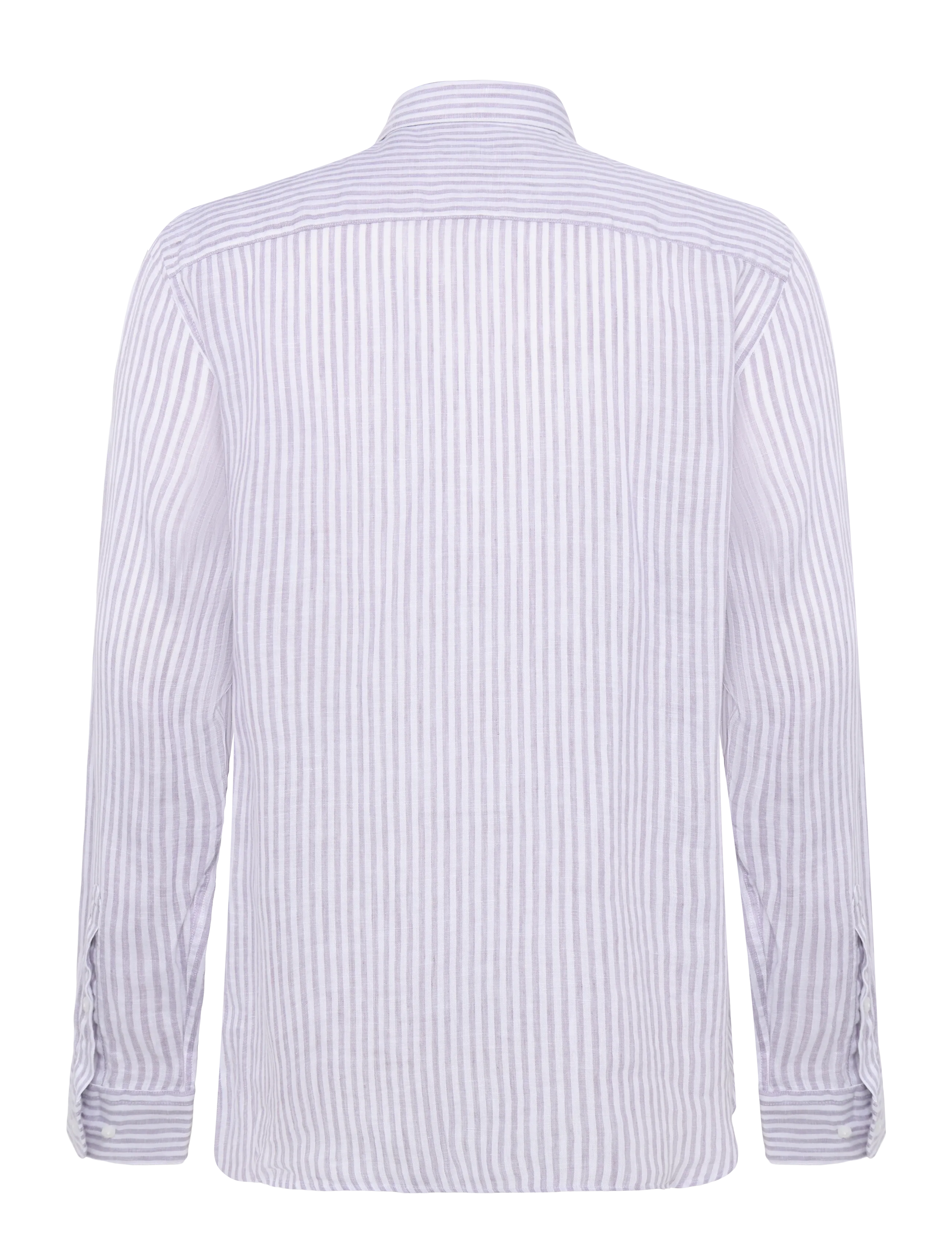Matinique - MAmarc short - randiga skjortor - lavender aura - 1