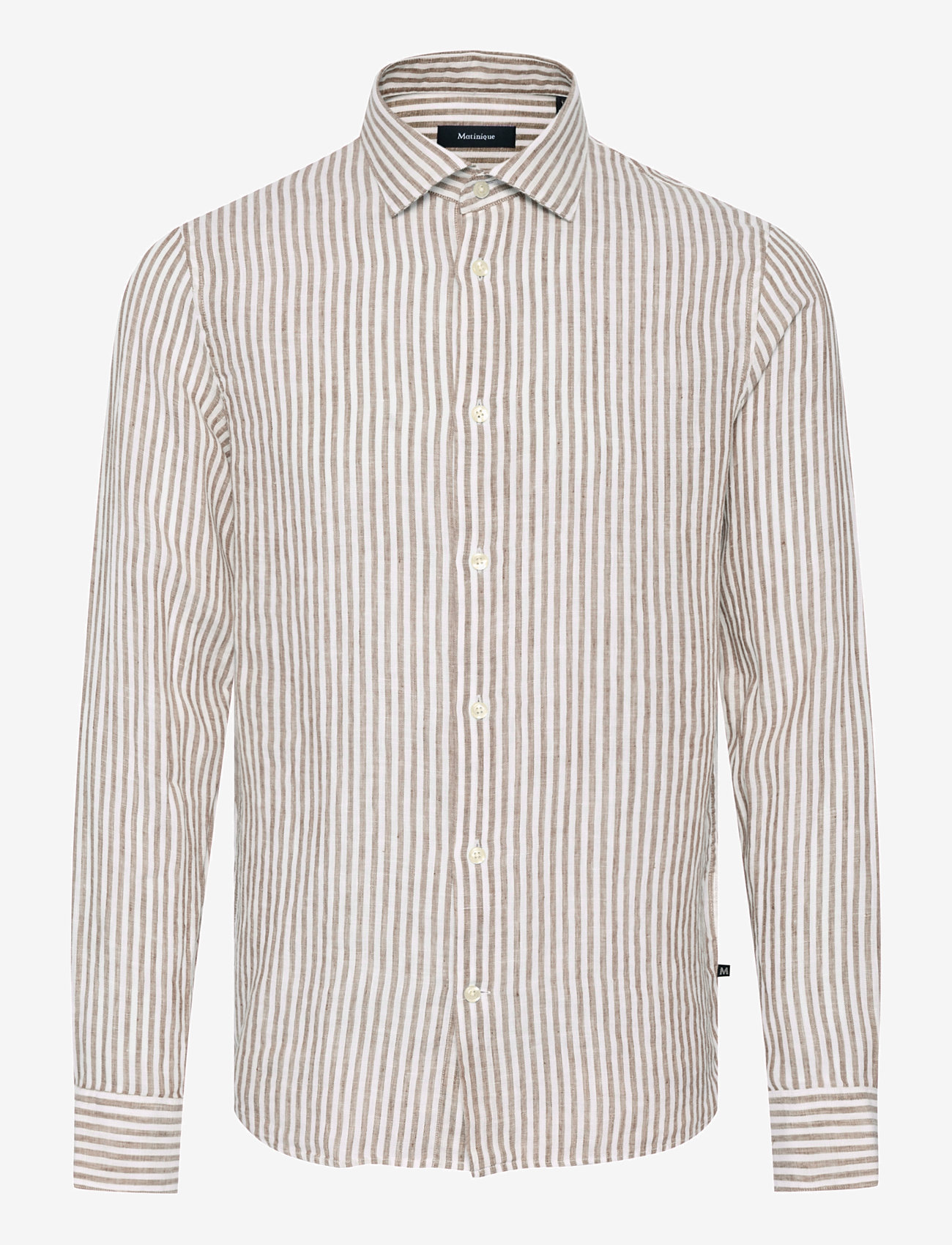 Matinique - MAmarc short - gestreifte hemden - nut - 1