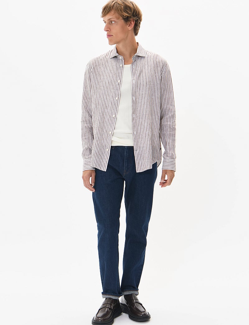 Matinique - MAmarc short - gestreifte hemden - nut - 2