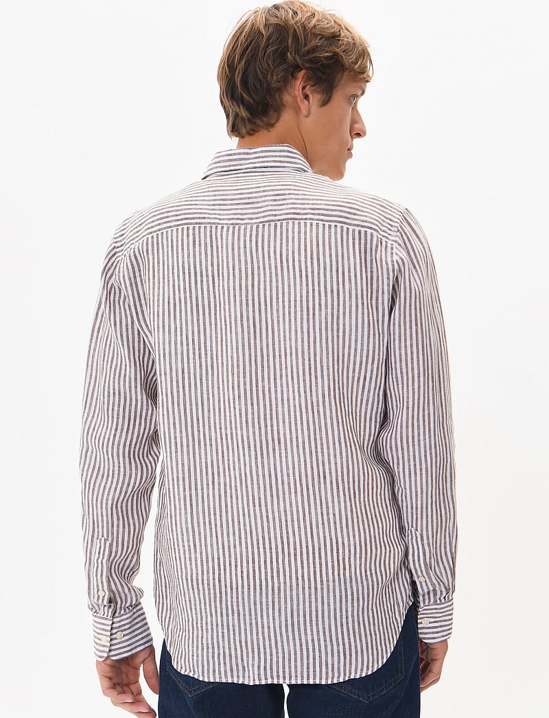 Matinique - MAmarc short - gestreifte hemden - nut - 3