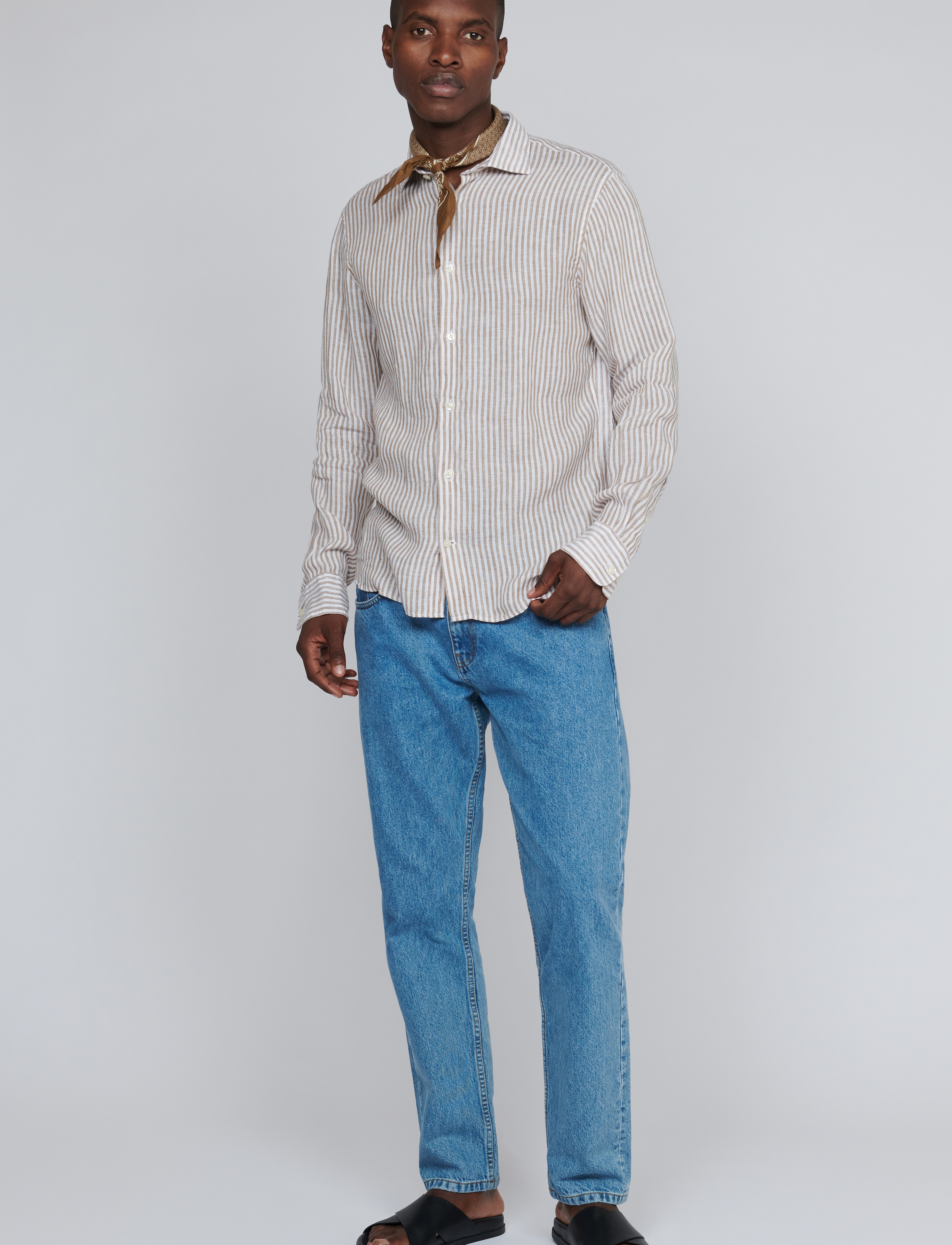 Matinique - MAmarc short - linneskjortor - otter - 3