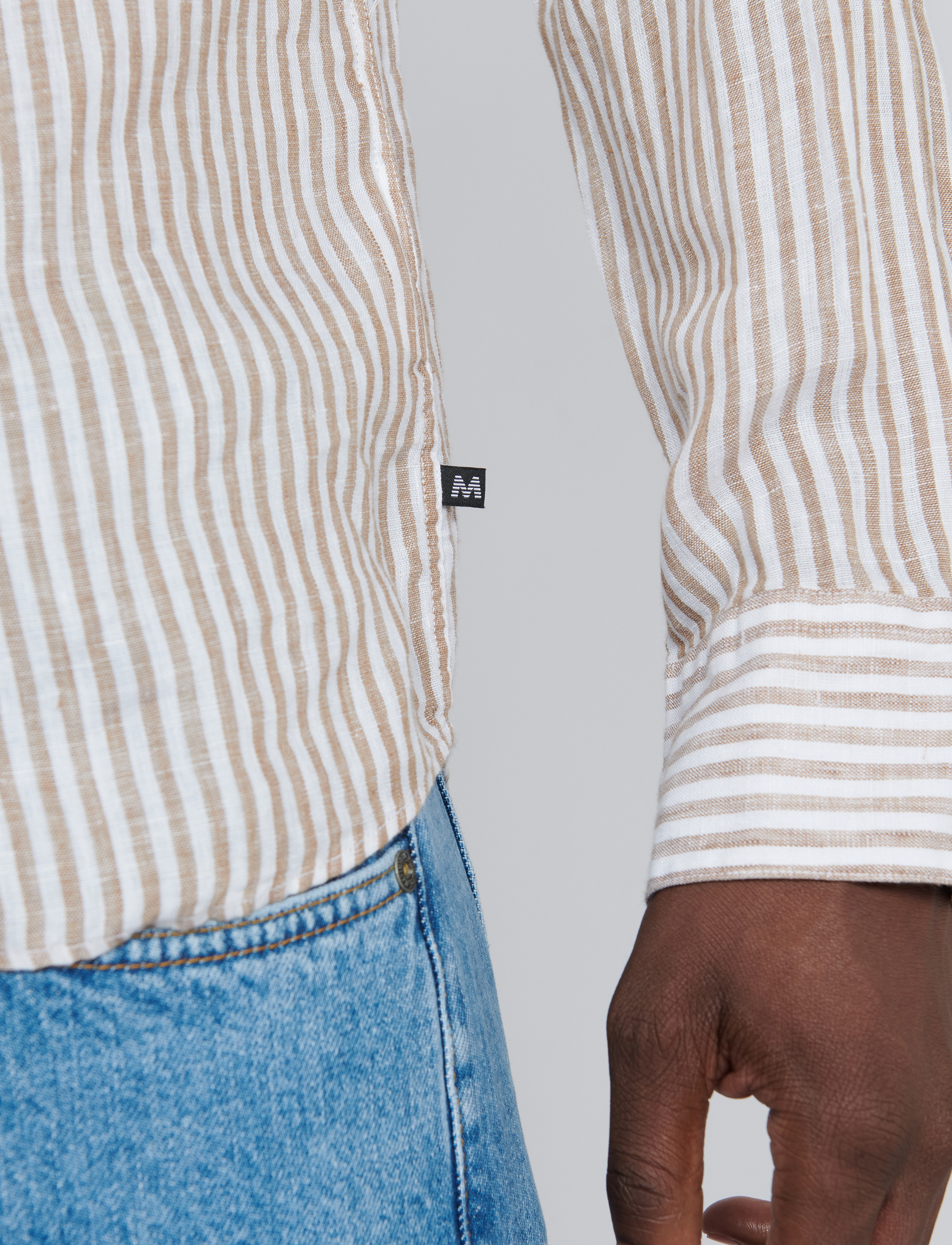 Matinique - MAmarc short - linneskjortor - otter - 5