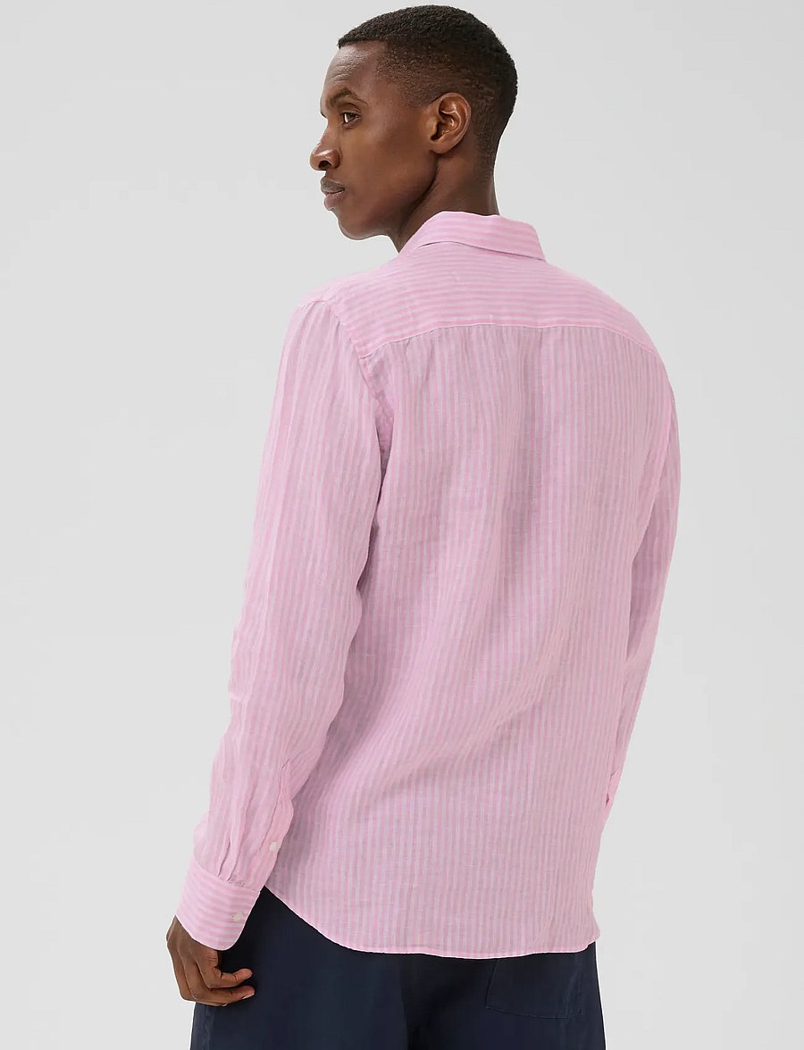 Matinique - MAmarc short - striped shirts - prism pink - 3