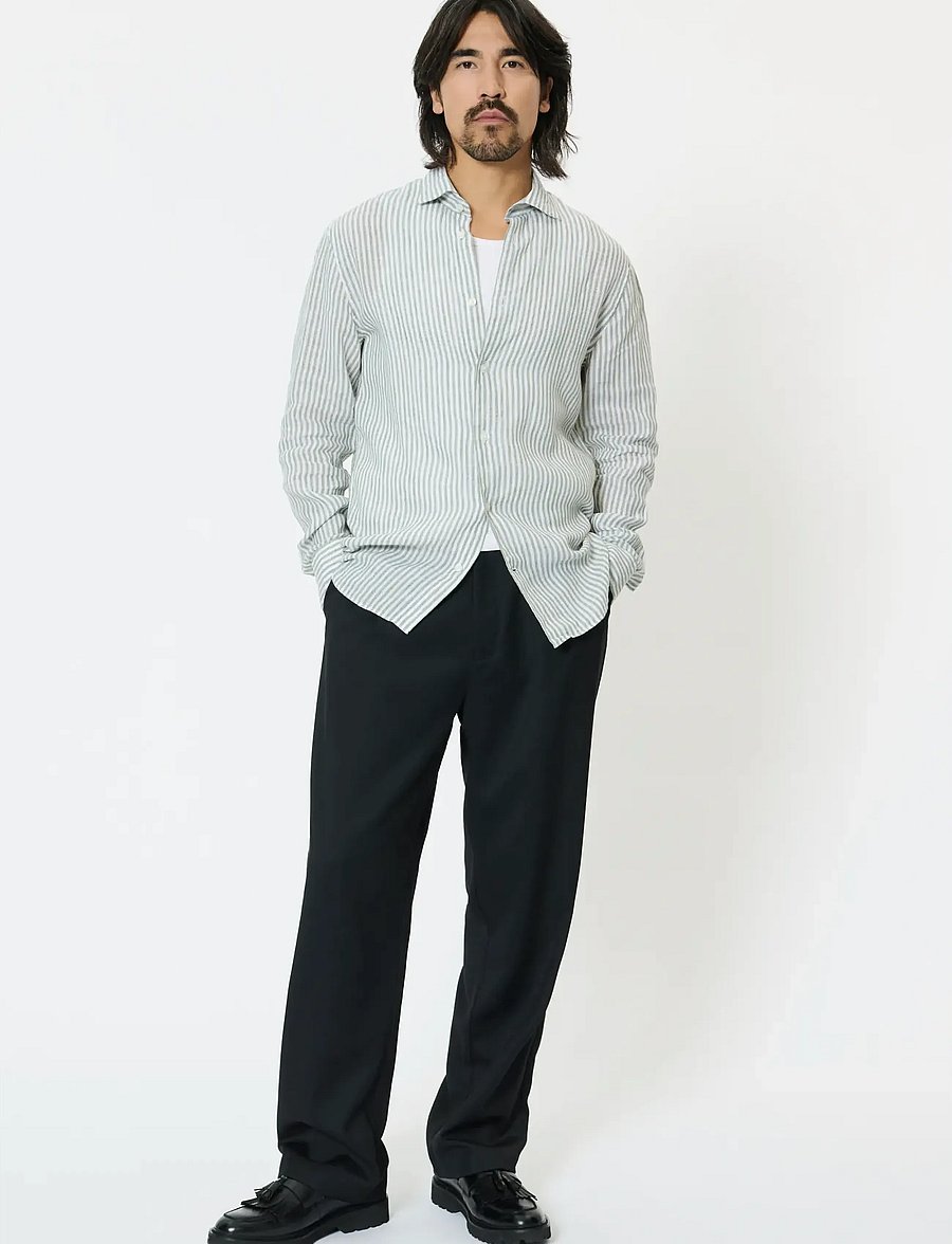 Matinique - MAmarc short - randiga skjortor - sea spray - 2