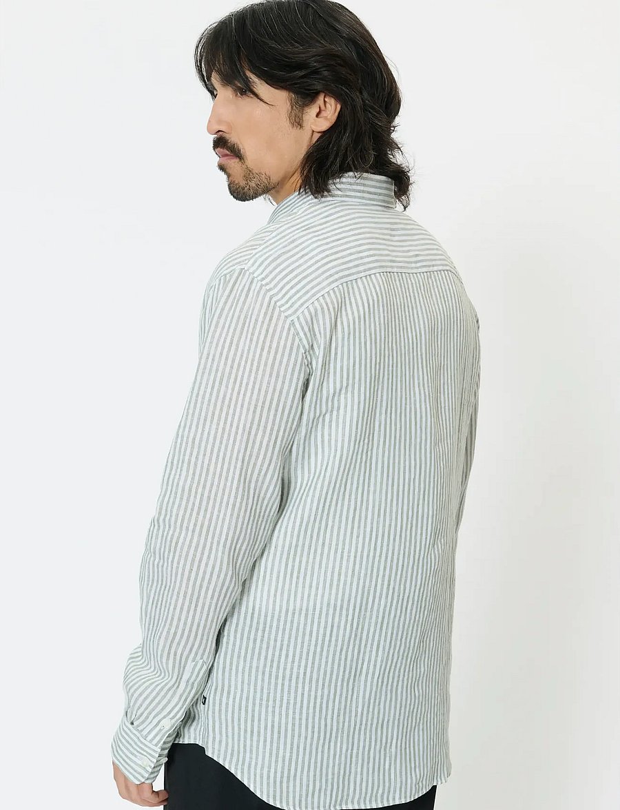 Matinique - MAmarc short - randiga skjortor - sea spray - 3