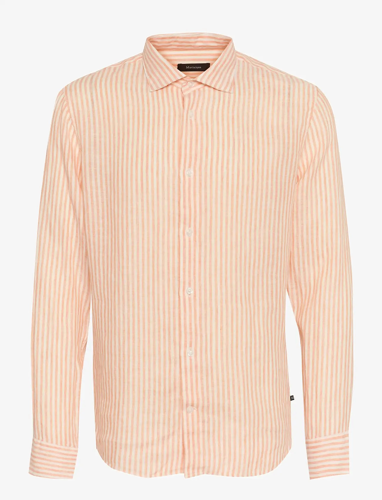Matinique - MAmarc short - gestreifte hemden - shell coral - 1