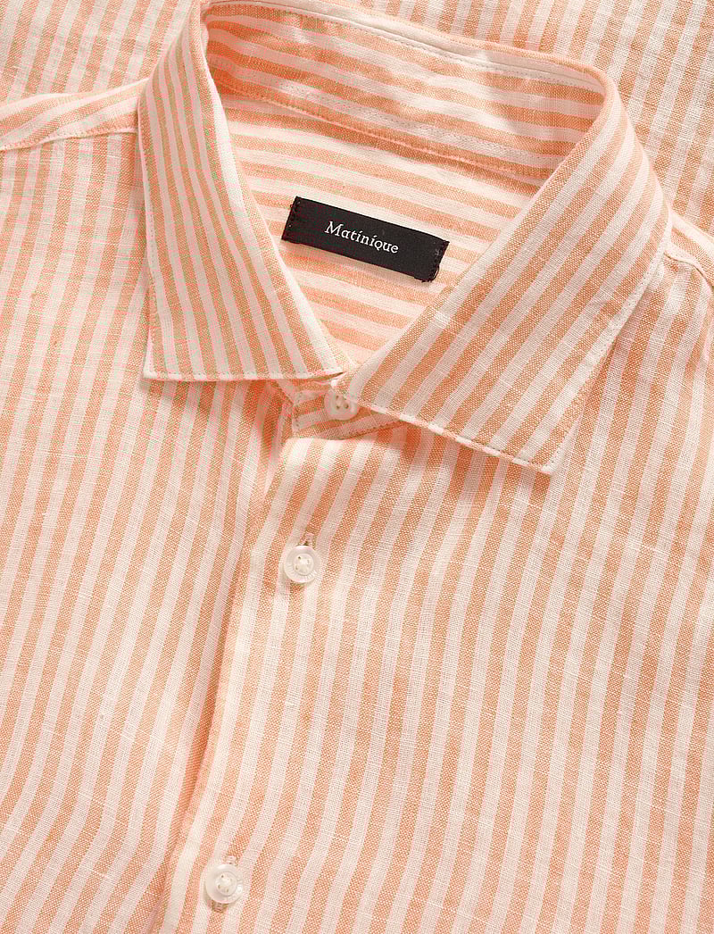 Matinique - MAmarc short - gestreifte hemden - shell coral - 5