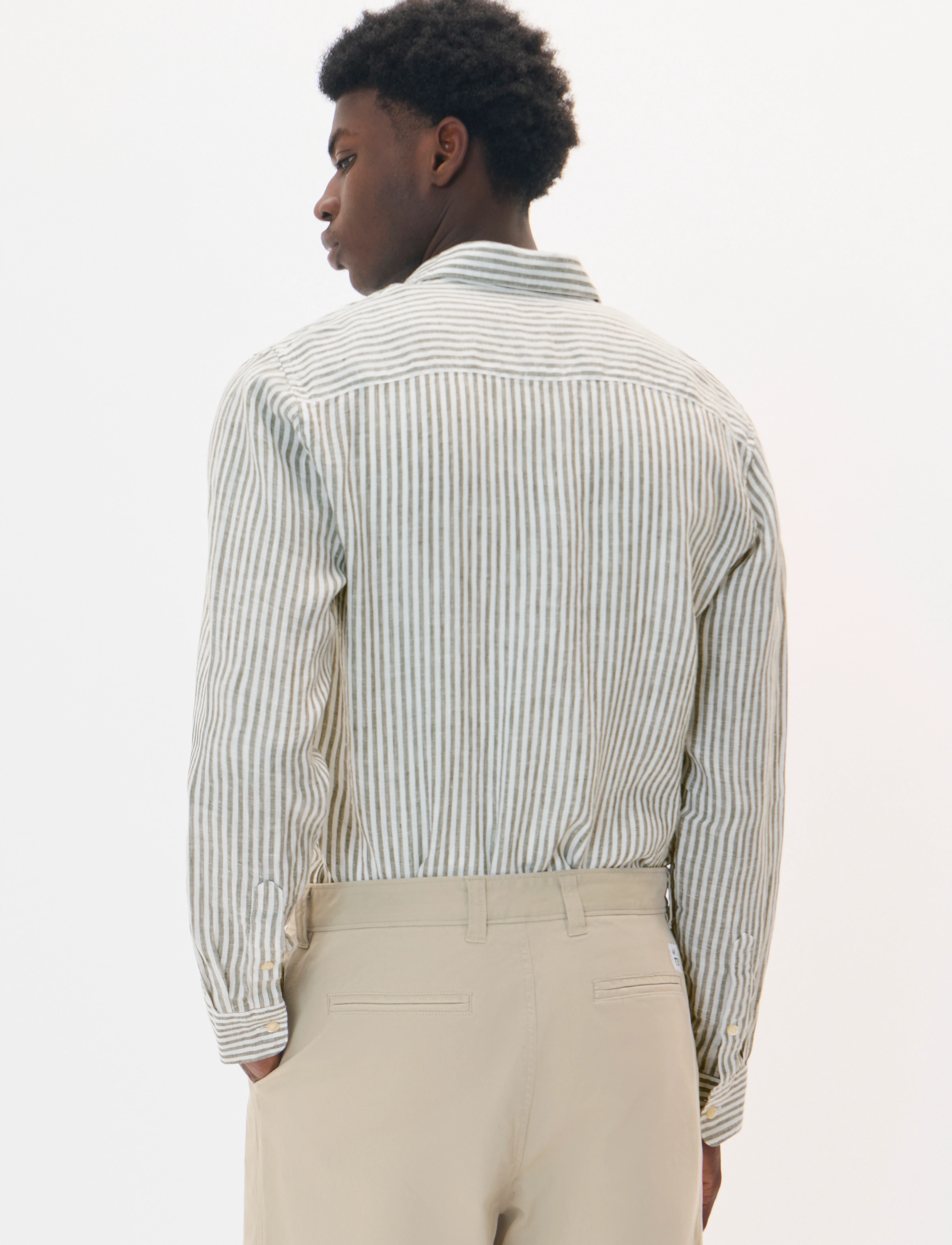 Matinique - MAmarc short - hørskjorter - thyme - 2