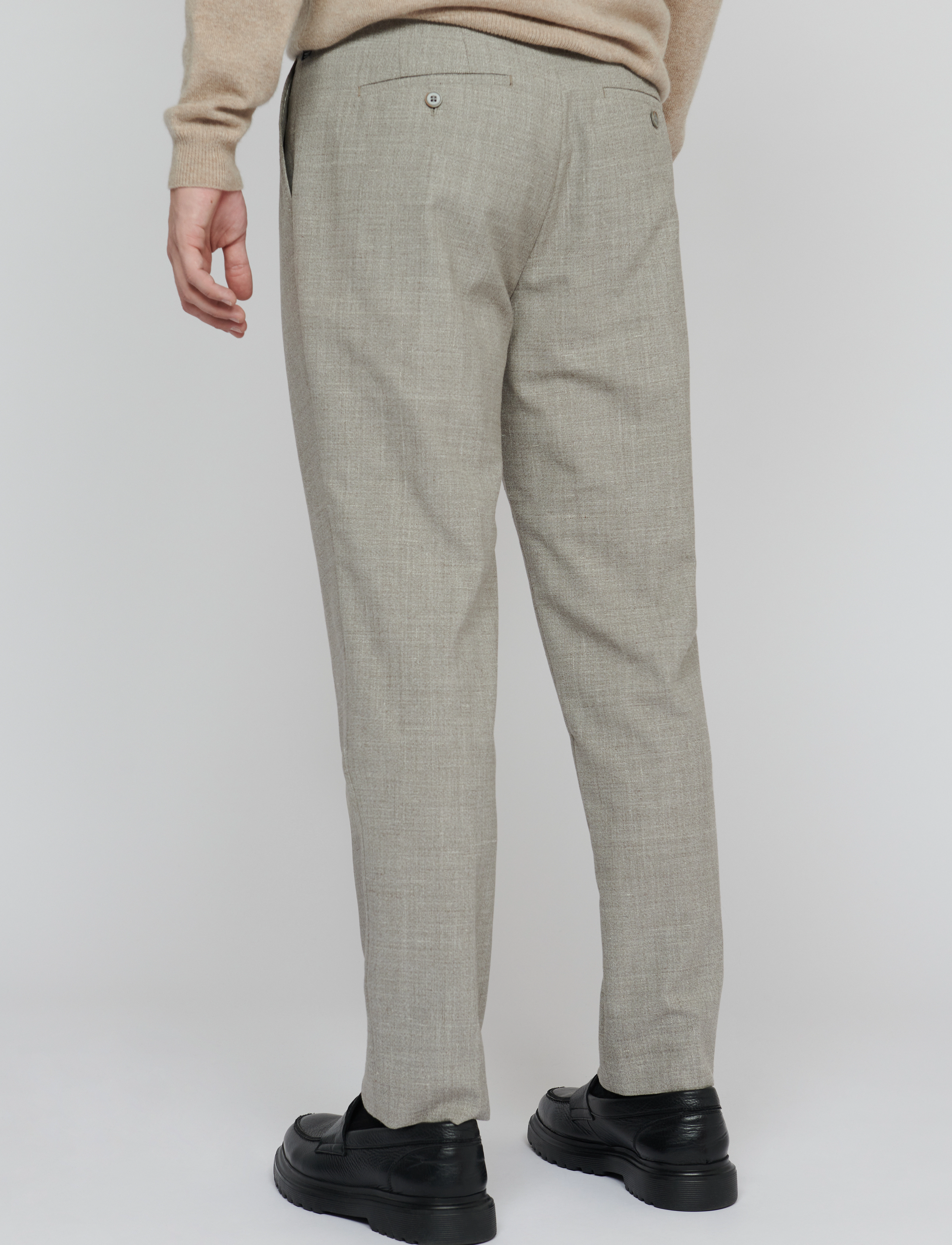 Matinique - MAweller Pleat Pant - winter twig melange - 5