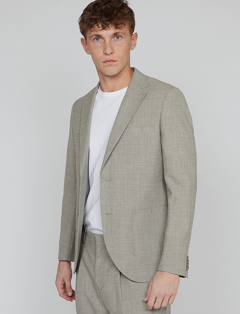 Matinique - MAgeorge - single breasted blazers - winter twig melange - 0