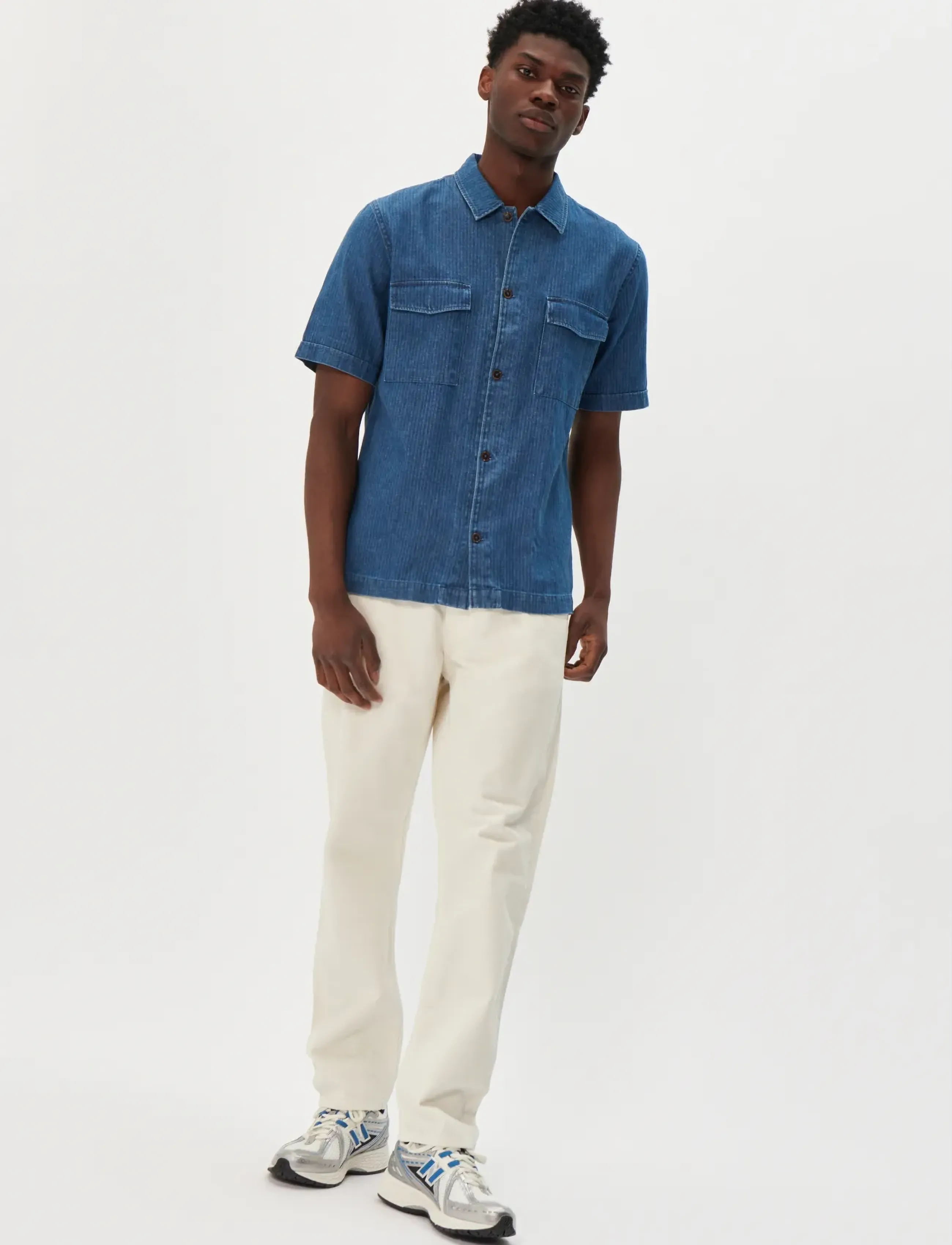 Matinique - MArouget - denim shirts - light washed denim - 3