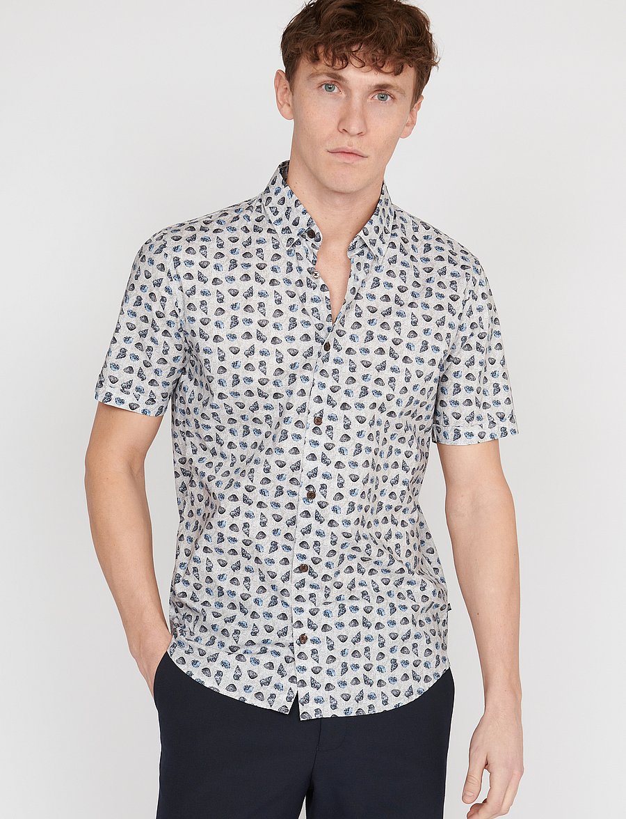 Matinique - MAtrostol BU SS - kurzarmhemden - dark navy - 0