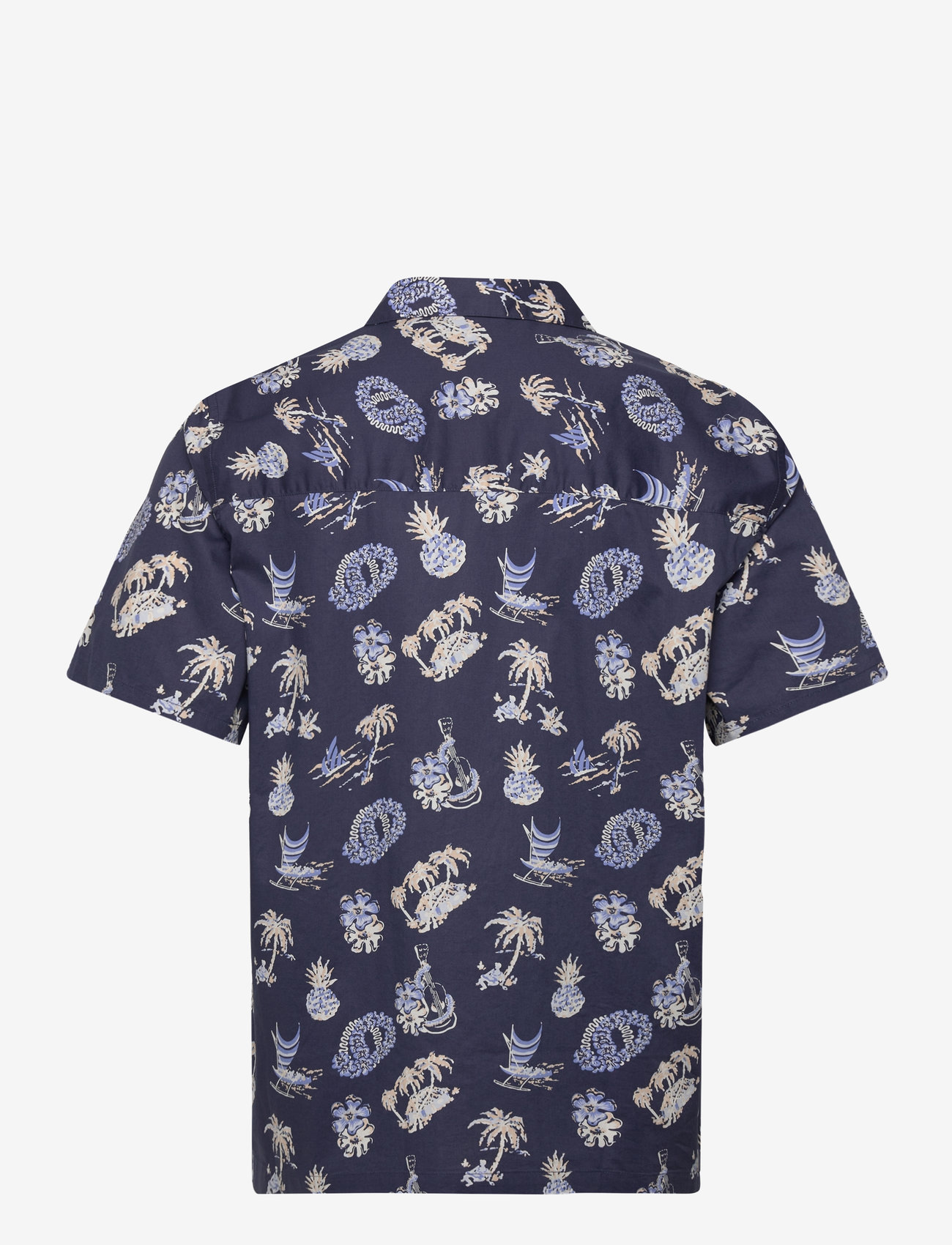 Matinique - MAklampo - short-sleeved shirts - navy blazer - 1
