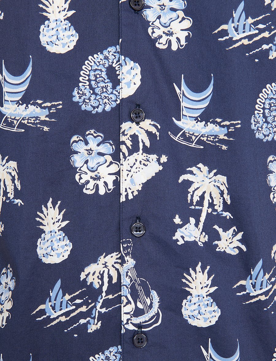 Matinique - MAklampo - short-sleeved shirts - navy blazer - 5