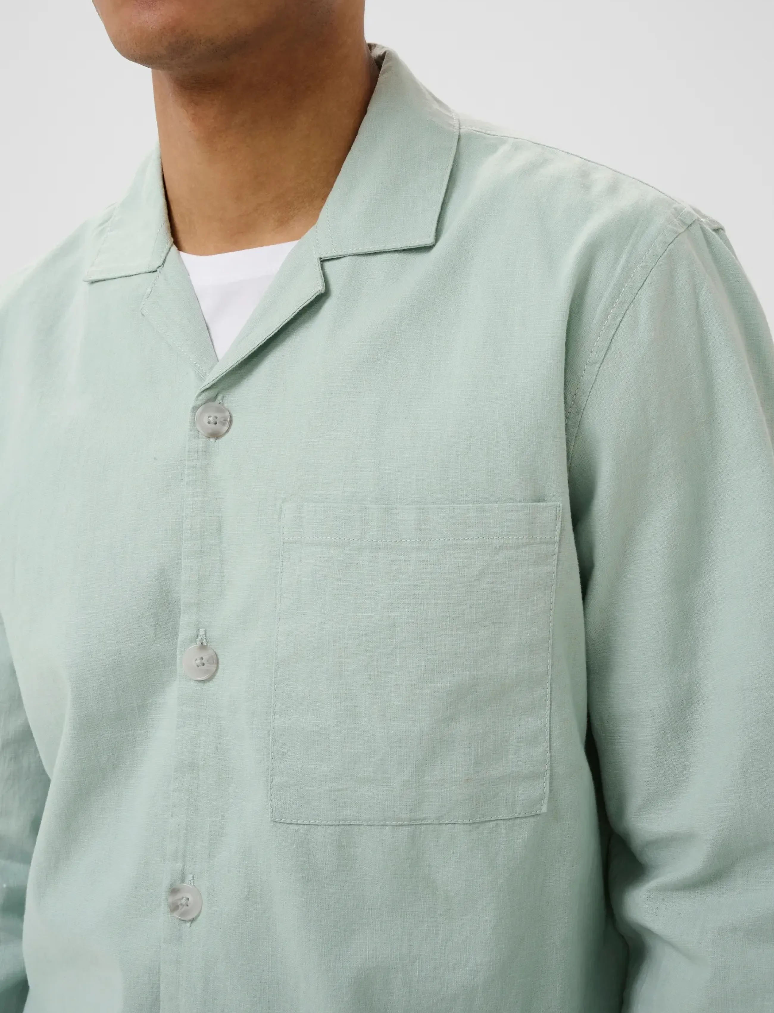Matinique - MAbarto - hørskjorter - aqua gray - 4