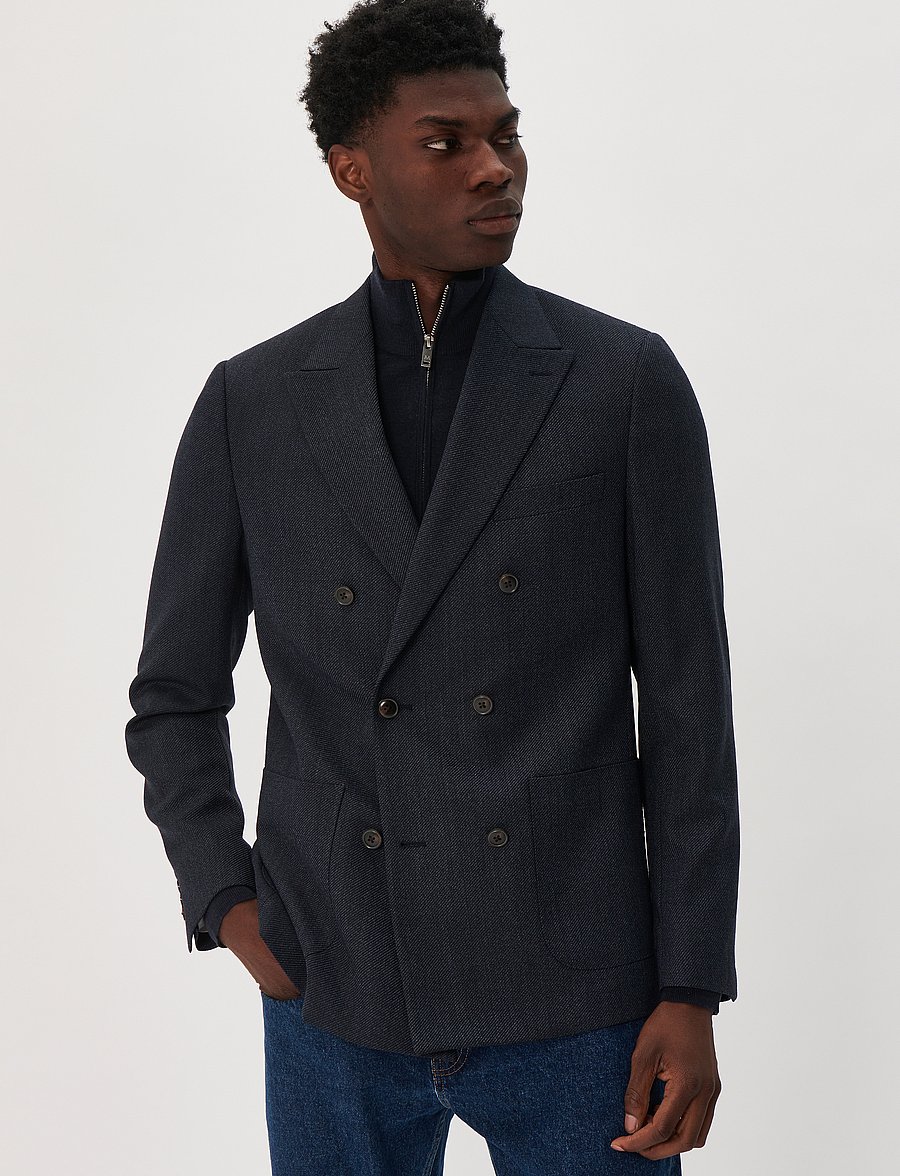 Matinique - MAgaret Double - dobeltkneppede blazere - dark navy - 0