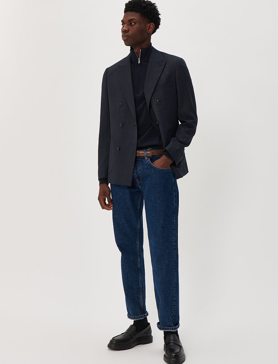 Matinique - MAgaret Double - dobeltkneppede blazere - dark navy - 3