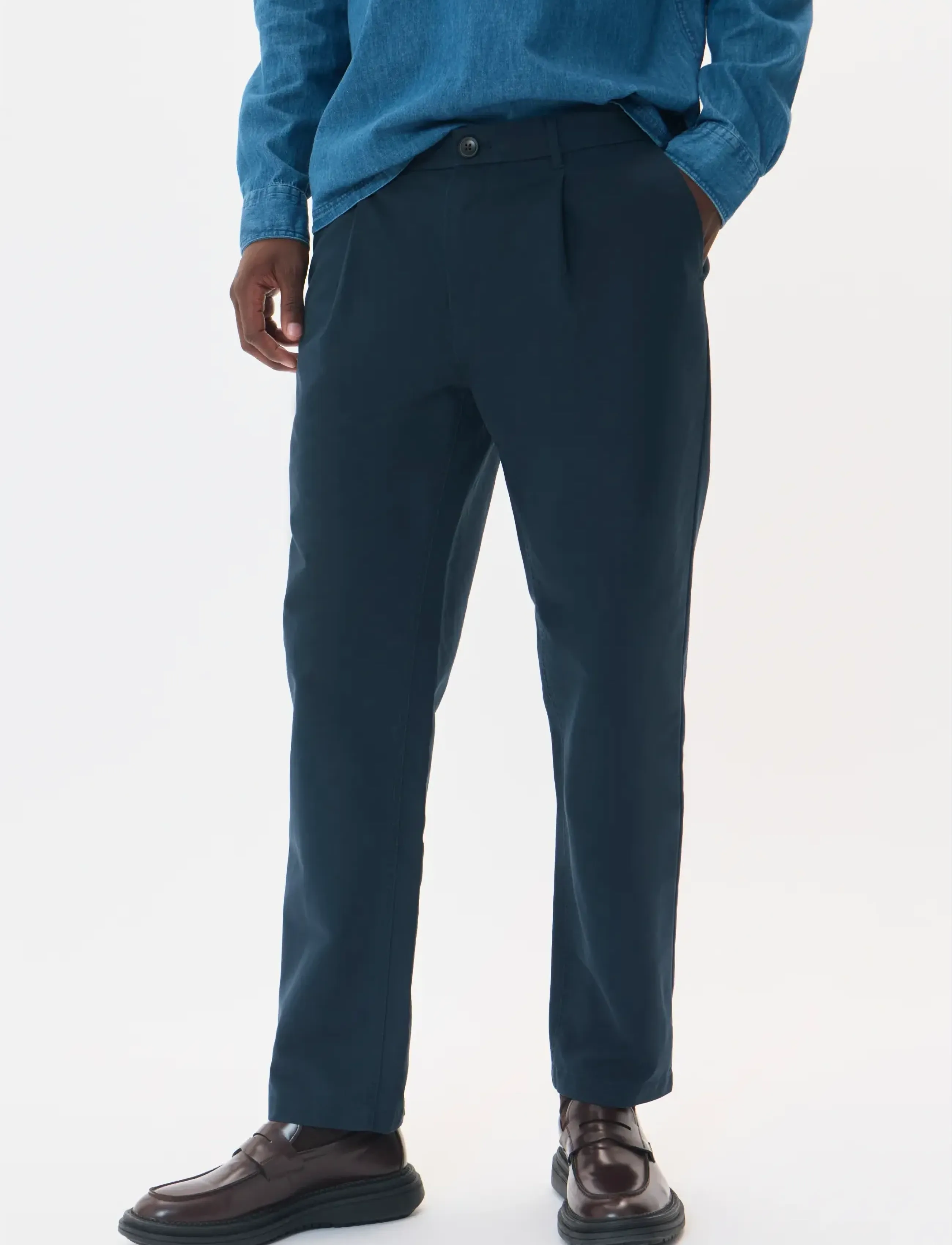 Matinique MAhart Heritage Pant - Kleidung - DARK NAVY / navy