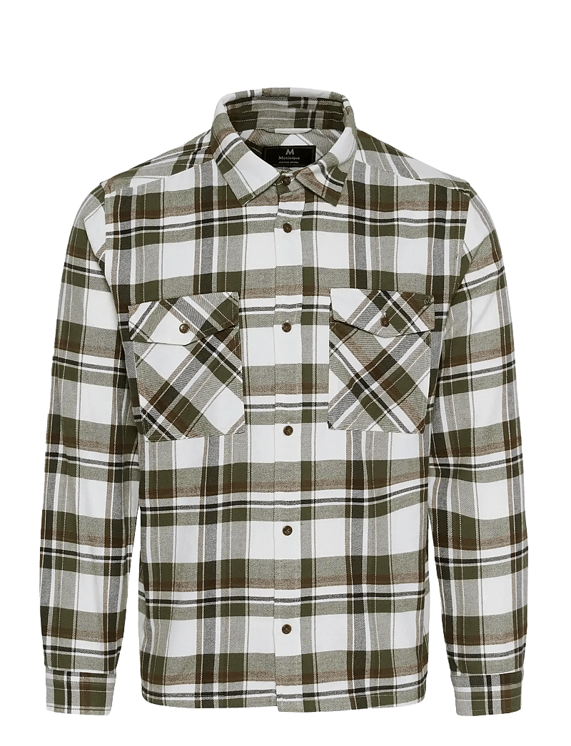 Matinique - MAglibbon Heritage - rutiga skjortor - olive night - 1