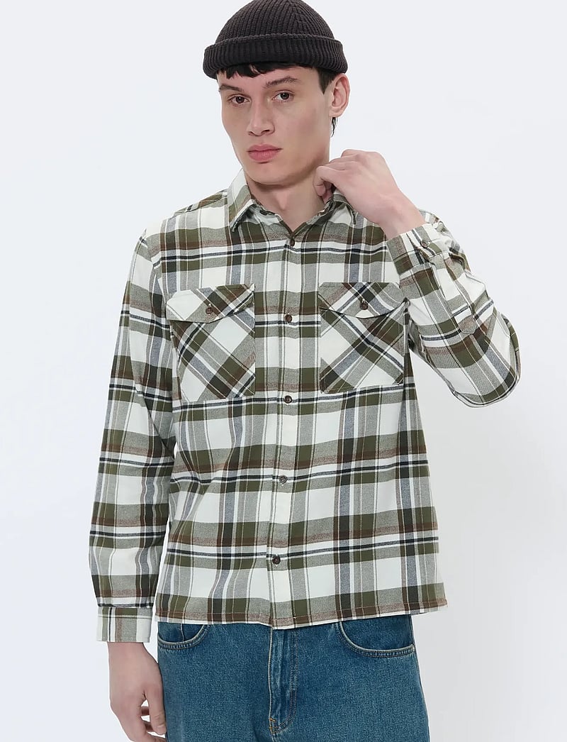 Matinique - MAglibbon Heritage - rutiga skjortor - olive night - 0