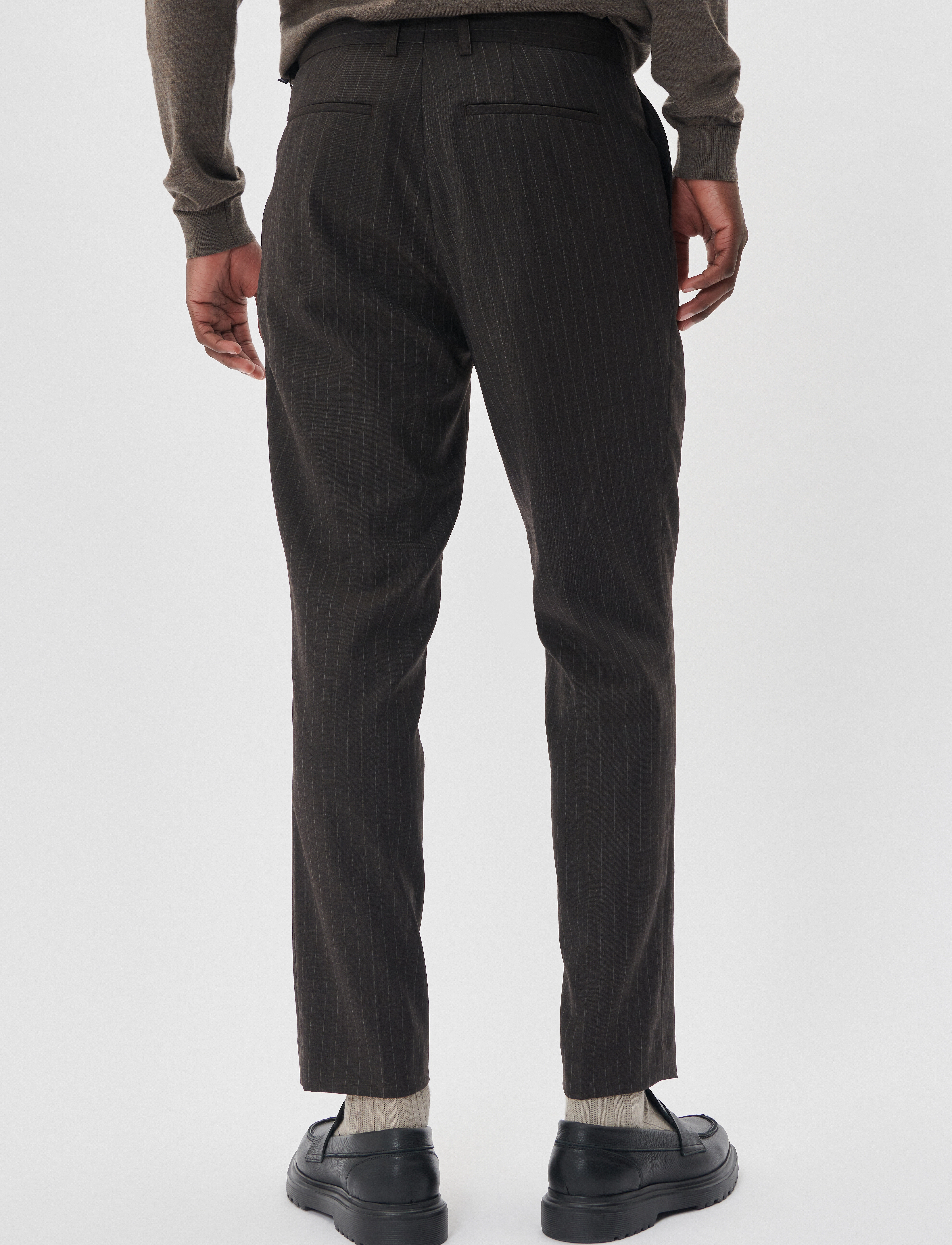 Matinique - MAweller Pleat Pant - habitbukser - espresso - 5