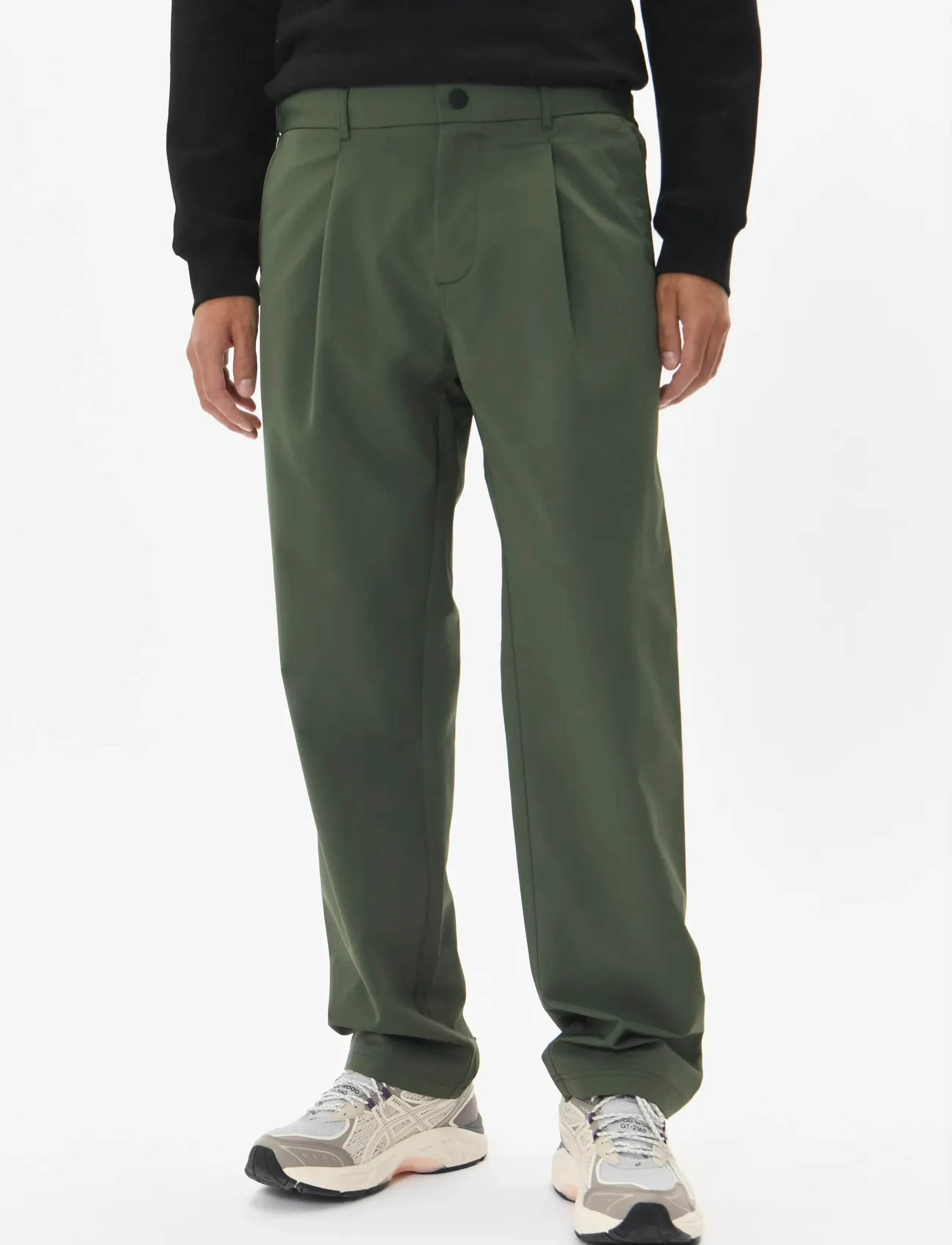 Matinique MAhart Pant 73 - Formelle Hosen - THYME / khaki/green