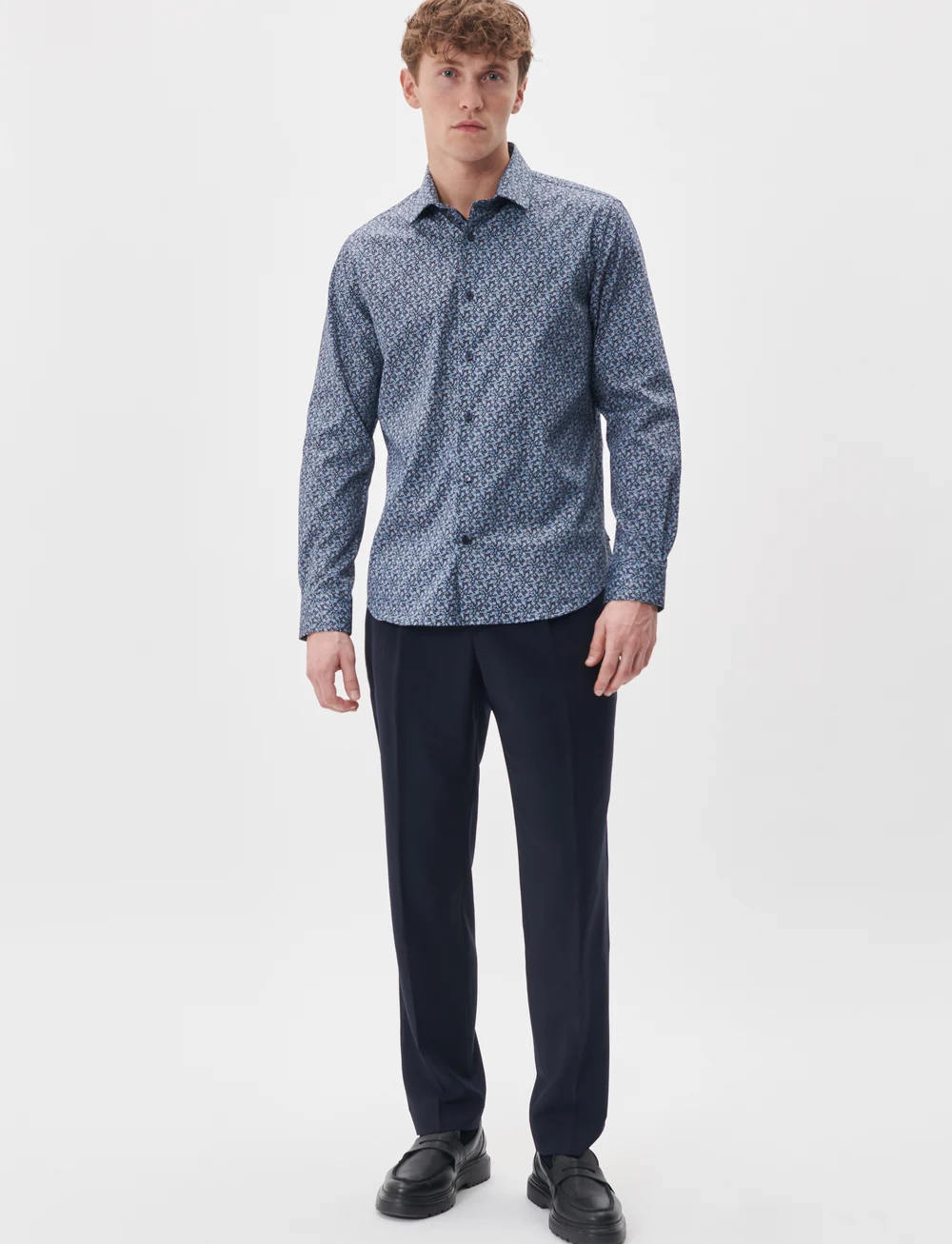 Matinique - MAtrostol BN - mönstrade skjortor - dark navy - 0