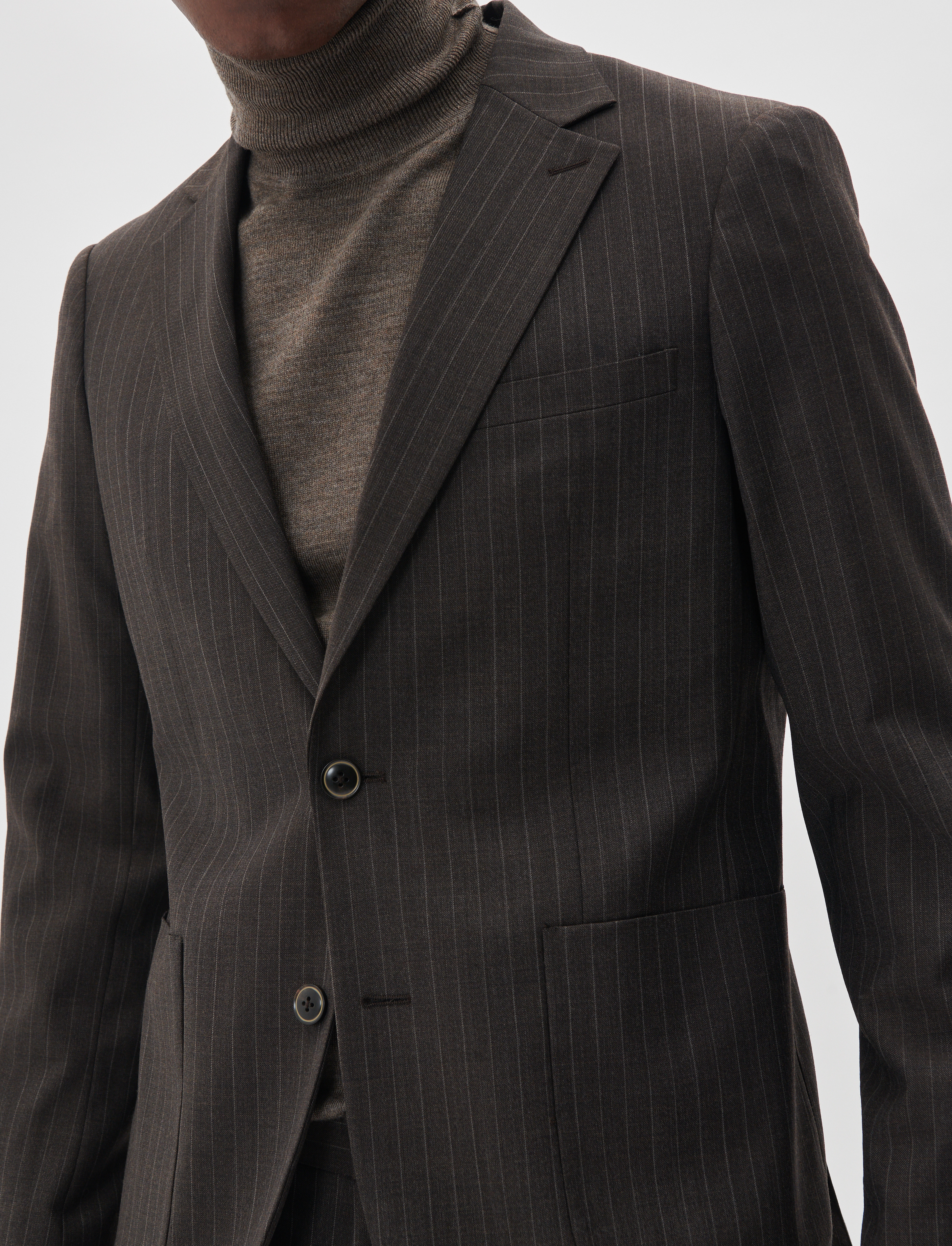 Matinique - MAgeorge - single breasted blazers - espresso - 3