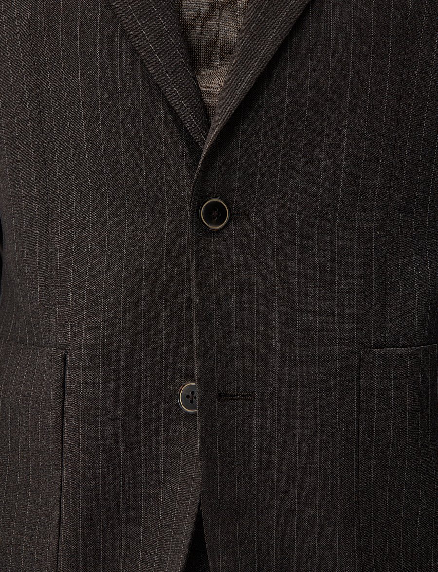 Matinique - MAgeorge - single breasted blazers - espresso - 5