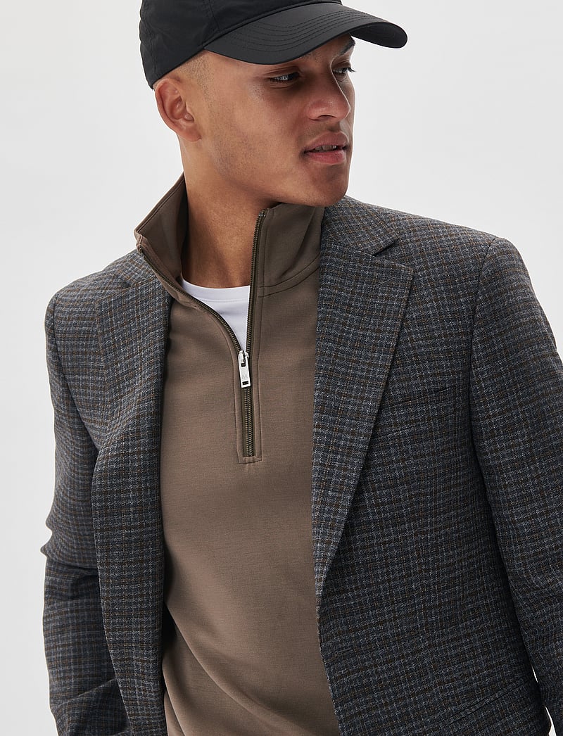 Matinique - MAgeorge - enkeltradede blazere - morel melange - 3