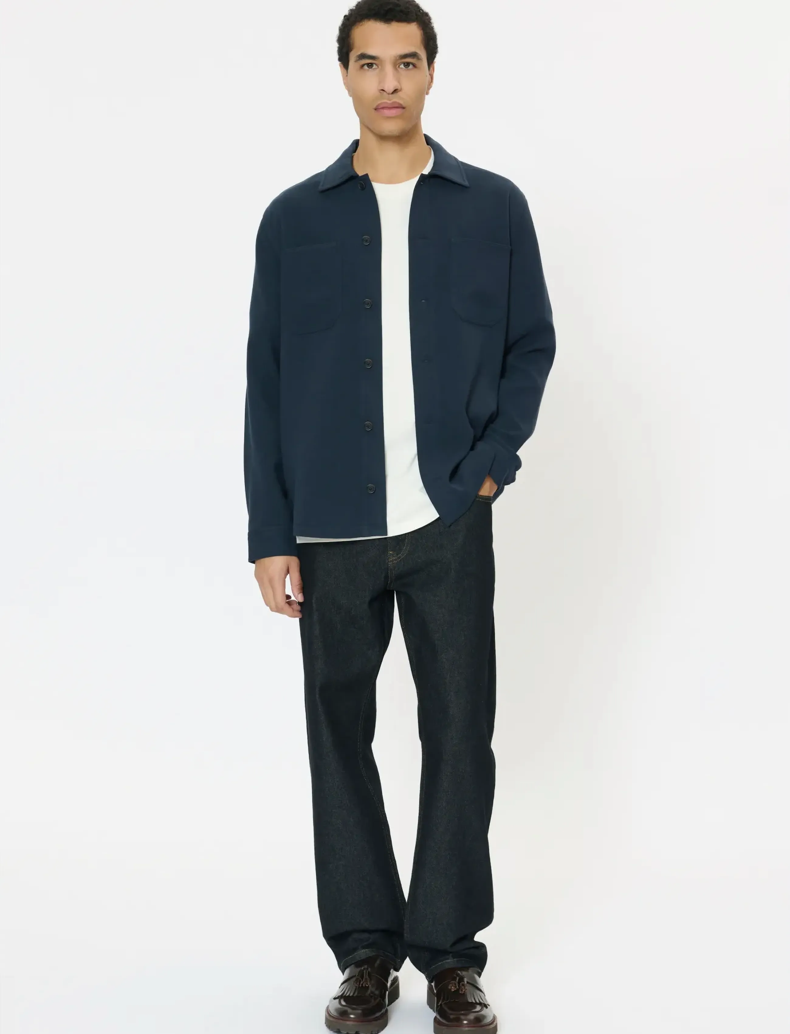 Matinique - MApelton N - vabaajasärgid - dark navy - 2