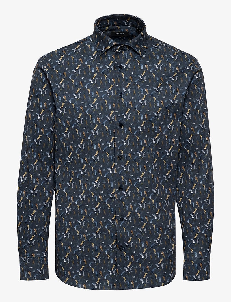 Matinique - MAmarc N - mönstrade skjortor - dark navy - 1