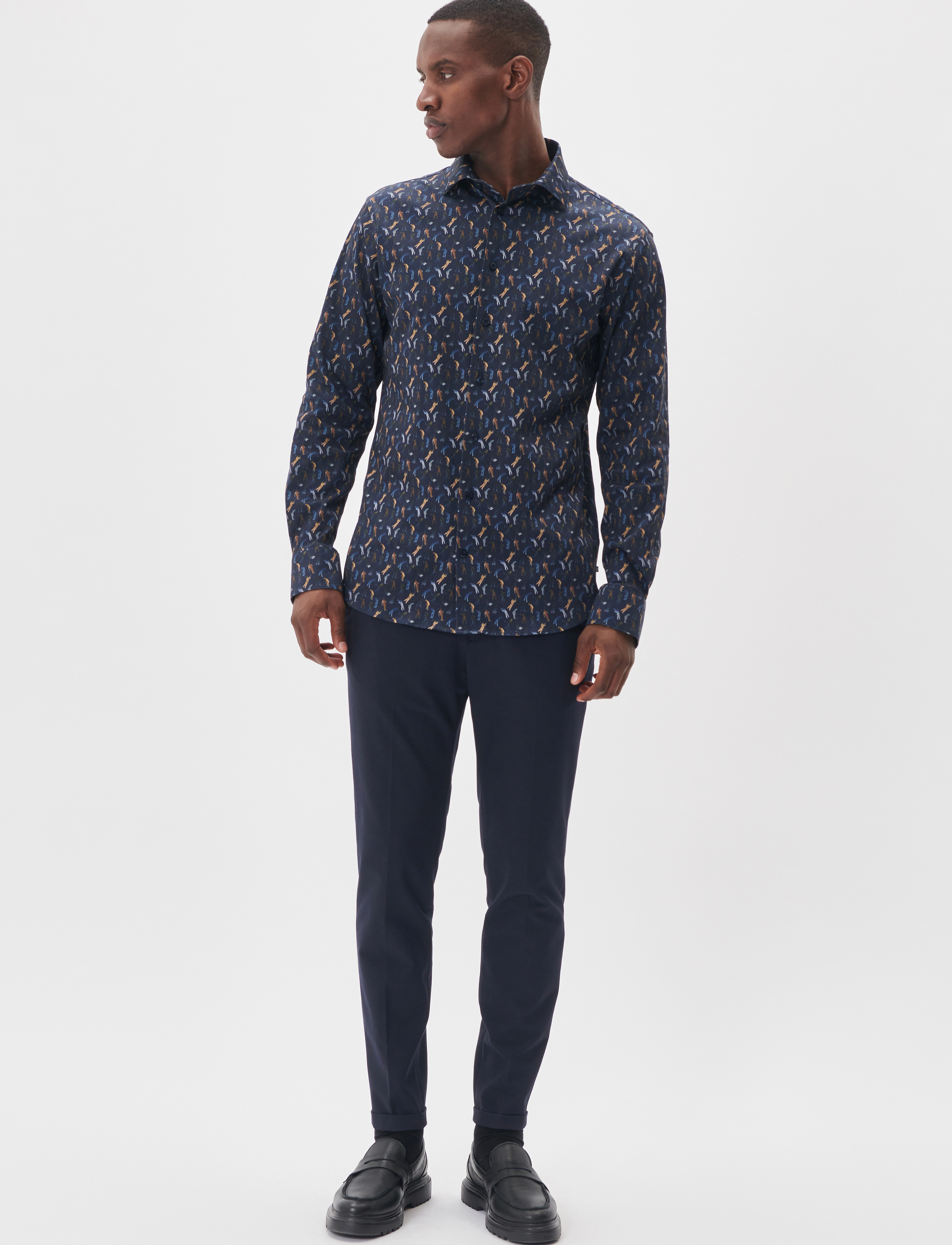 Matinique - MAmarc N - mustriga särgid - dark navy - 3