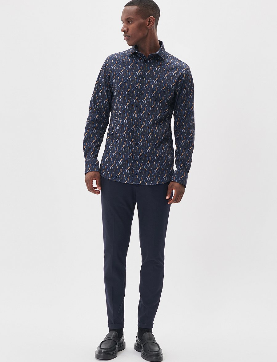 Matinique - MAmarc N - mustriga särgid - dark navy - 3