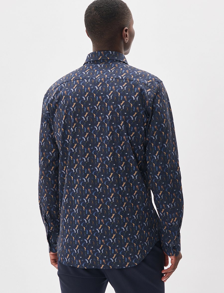 Matinique - MAmarc N - mustriga särgid - dark navy - 4