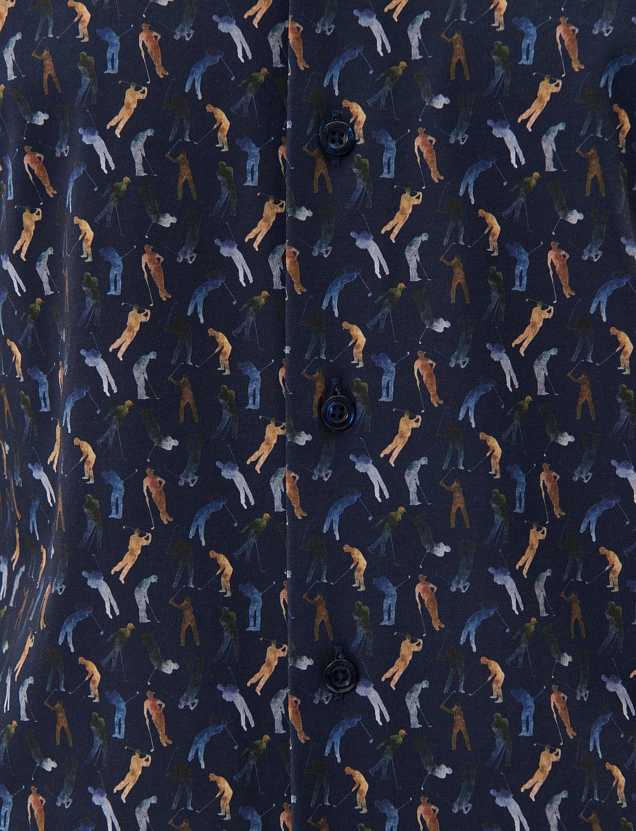 Matinique - MAmarc N - gemusterte hemden - dark navy - 5